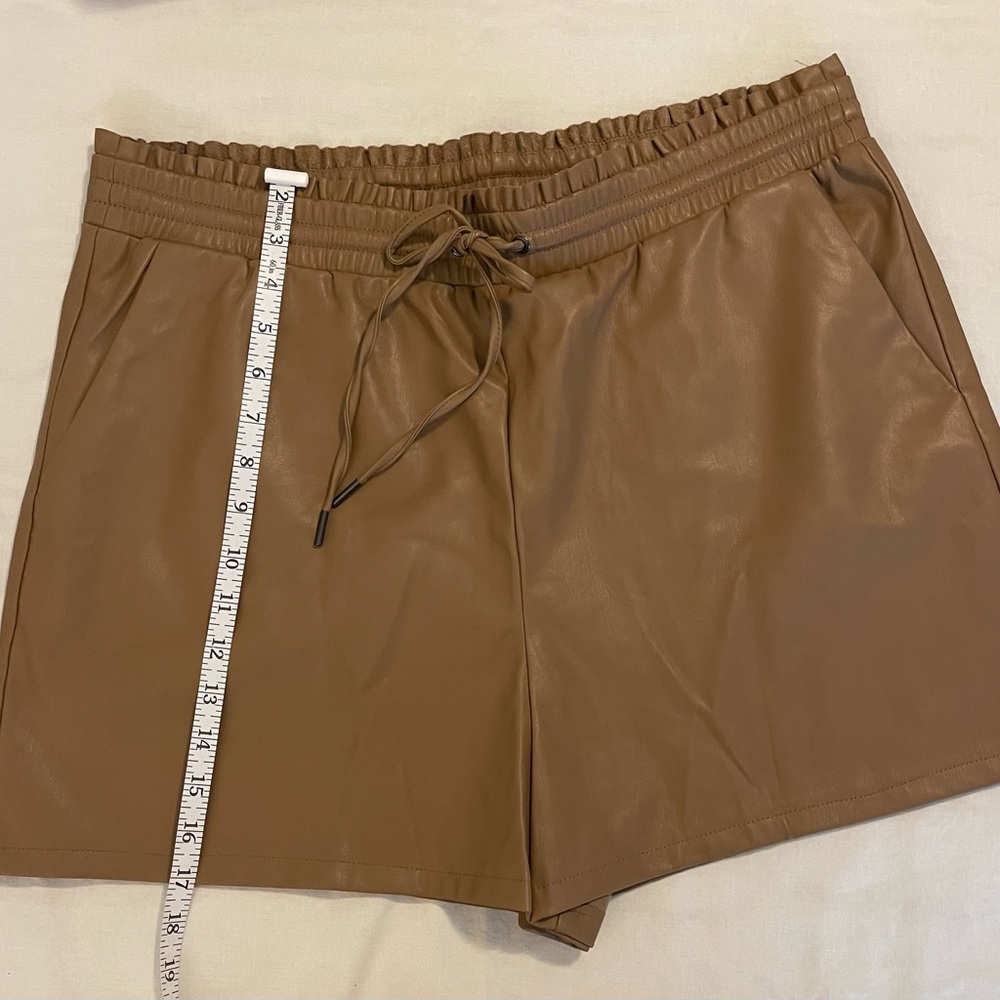 Cato - Elegant High Waist Tan Shorts